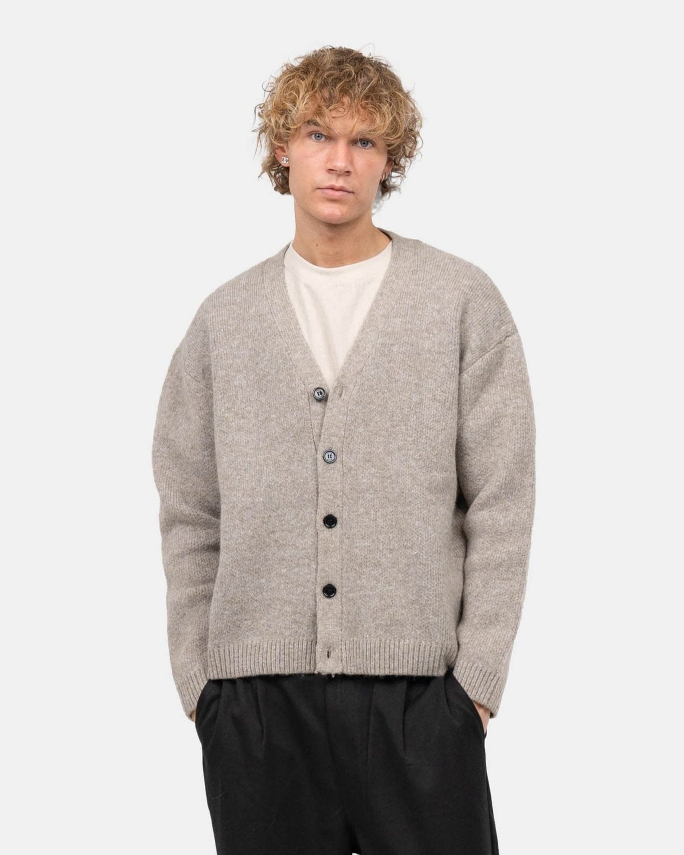 Cardigan Grå | Skagen - clothing.dk